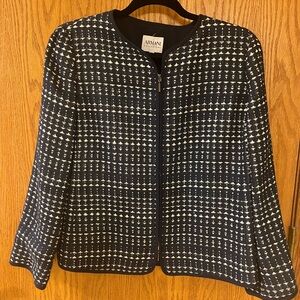 ARMANI COLLEZIONI Ladies Jacket, zipper, sequined, sz 10/12, NWT